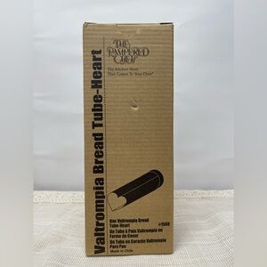 The Pampered Chef Valtrompia Bread Tube Heart Shaped #1560 Like New.